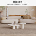 Accessible luxury seating area reception fabric sofa curved small apartment living room special shaped internet celebrity furniture designer style