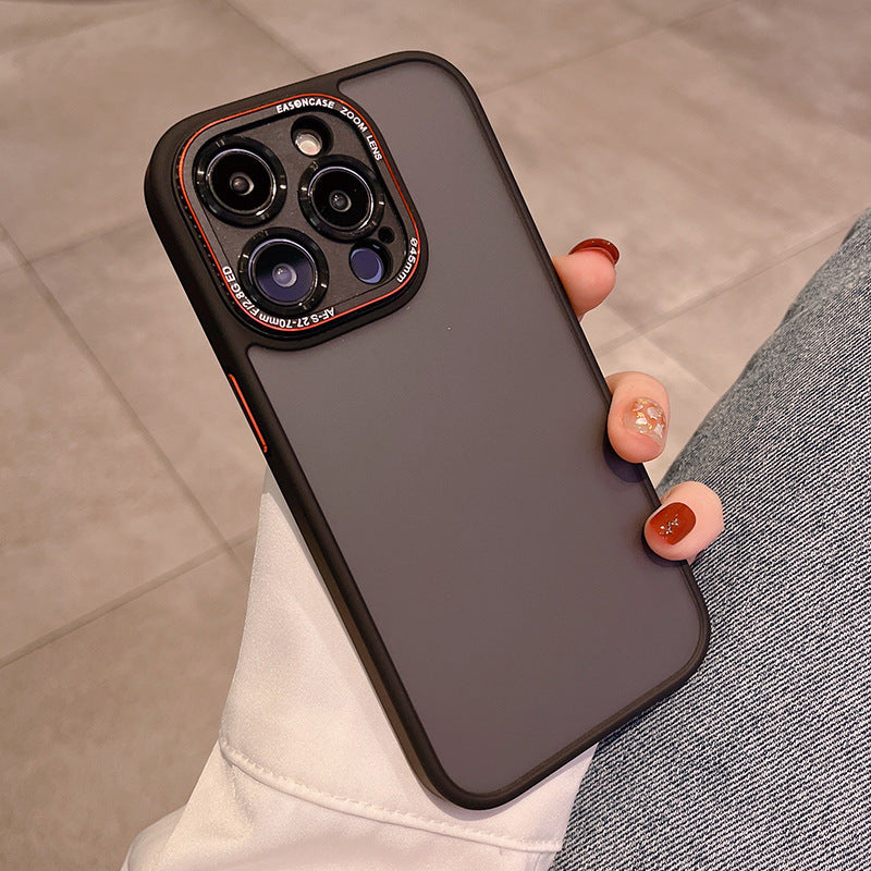 New skin-feeling matte suitable for apple 17 mobile phone case iphone14 leica metal lens ring 16 all-inclusive sheath