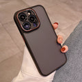 New skin-feeling matte suitable for apple 17 mobile phone case iphone14 leica metal lens ring 16 all-inclusive sheath