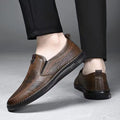 New arrival business hole cool leather shoes men's casual wedding groom british sandals summer breathable youth pointed toe men's shoes