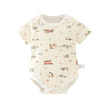 Short-sleeve crawling car onesie [100% cotton]
