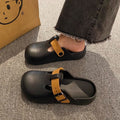 2026 new spring/summer collection: stylish, minimalist, and comfortable birkenstock-style women's slides - perfect for outdoor wear, closed-toe design, thick sole, and cloud-like cushioning