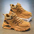 Men's shoes 2025 new spring casual trendy brand versatile thick sole height increasing men's hiking martin boots athletic dad shoes
