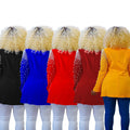 C6590 cross-border   fashion women's solid color beaded lapel long sleeve blazer