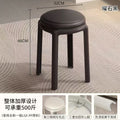Scandinavian plastic thickenedfor home stackable stool adult bench round stool commercial chair spare dining table stool high stool