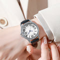 2025 new fashion diamond-studded women's watch with leather strap - quartz wristwatch, direct from manufacturer, ready to ship, dropshipping available