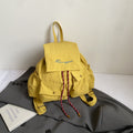 Large capacity women's casual backpack - new autumn collection, unique and versatile, perfect for students, solid color, minimalist design, commuter backpack