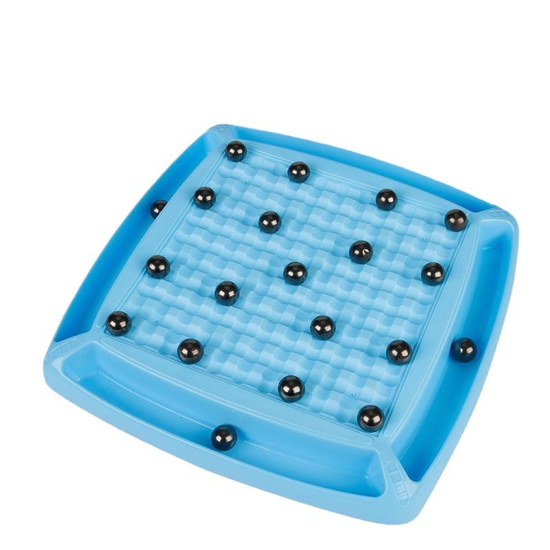 Magnetic effect battle chess: a fun and educational parent-child game for logical thinking training - magnetic double player board game toy (cross-border)