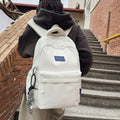 New trendy backpack - retro color scheme, large capacity, casual student backpack, perfect for class, unisex