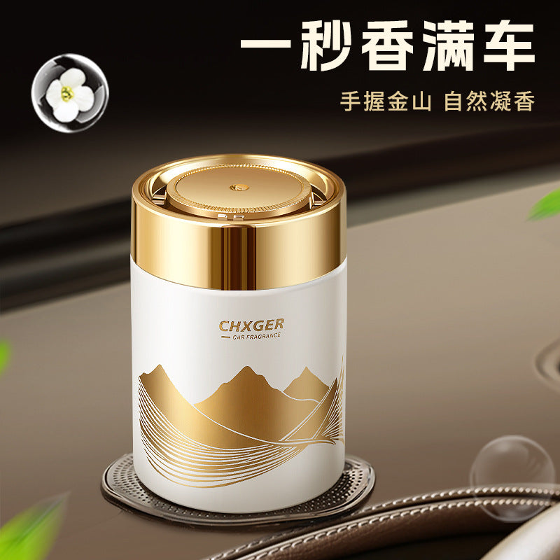 Car air freshener solid perfume - long-lasting fragrance, odor eliminator, interior & exterior car care products