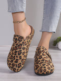 Brown leopard print