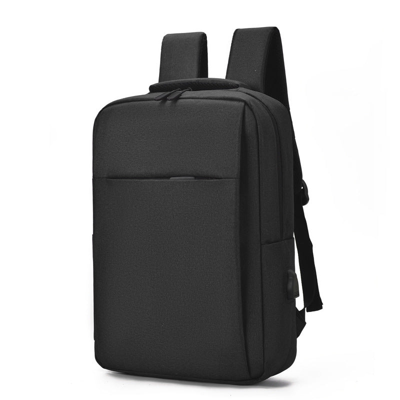 Cross-border charging laptop backpack men's and women's casual printing LOGO business meeting gifts simple backpack