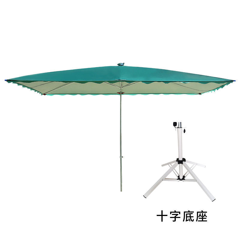 Sun umbrella sun umbrella tent outdoor large umbrella stall square umbrella type thickened durable awning street stall courtyard commercial