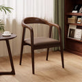 Designer ash back dining chair scandinavian solid wood book chair armrest seat study chair horn chair president chair