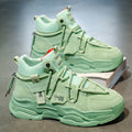 High-top men's winter sneakers 2025: new trendy, niche, original design, athletic & casual, chunky sole, height-increasing, leather upper, dad shoes