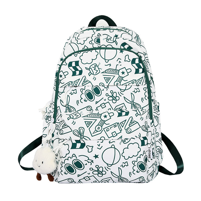 Backpack - "maillard" color scheme - premium school bag - casual travel backpack for high school and college students - trendy and cool for couples