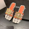 2025 new summer women's slippers - trendy soft sole sandals, casual fashion beach outdoor thick sole slippers