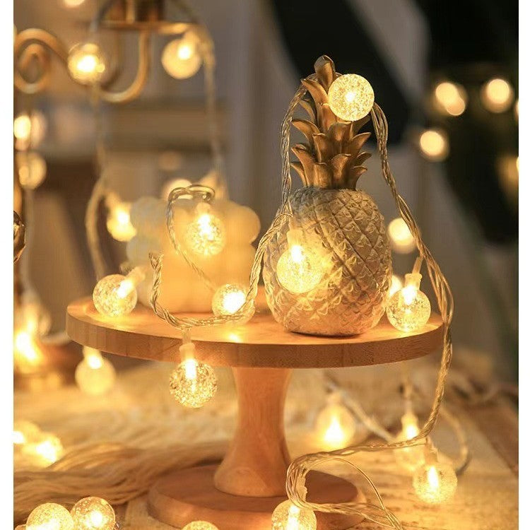 LED star bubble ball camping bubble light string festive christmas garden decoration ambient light gift box bouquet decoration