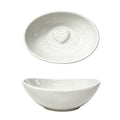 Ceramic handle pure white dipping dish cute small dish dish high value dipping dish vinegar dish hot pot seasoning dish flavor dish