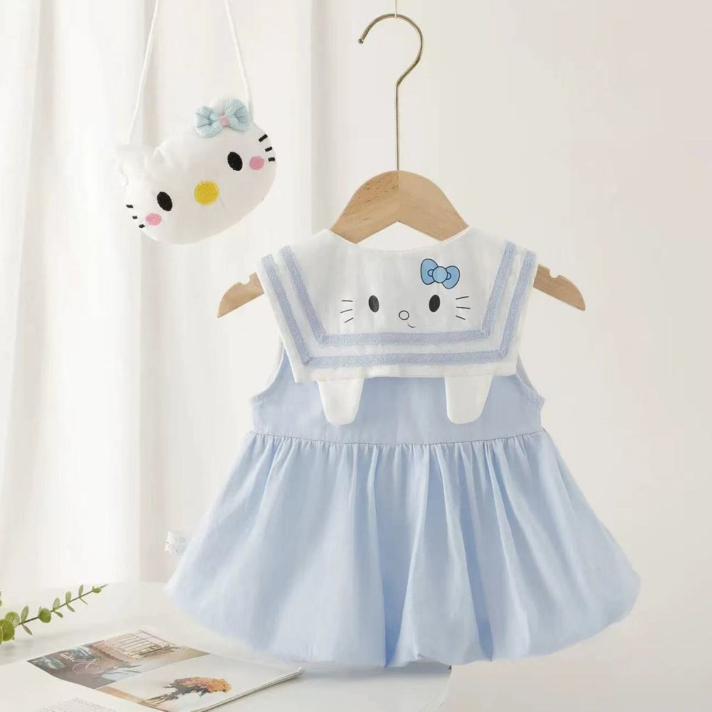 Summernew arrival cartoon baby girl bag butt skirt 100 days sweet baby clothes triangle romper summer clothes one year old romper