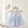 Summernew arrival cartoon baby girl bag butt skirt 100 days sweet baby clothes triangle romper summer clothes one year old romper