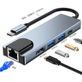 new product type c docking station usb converter same screen network card notebook eight-in-one docking station