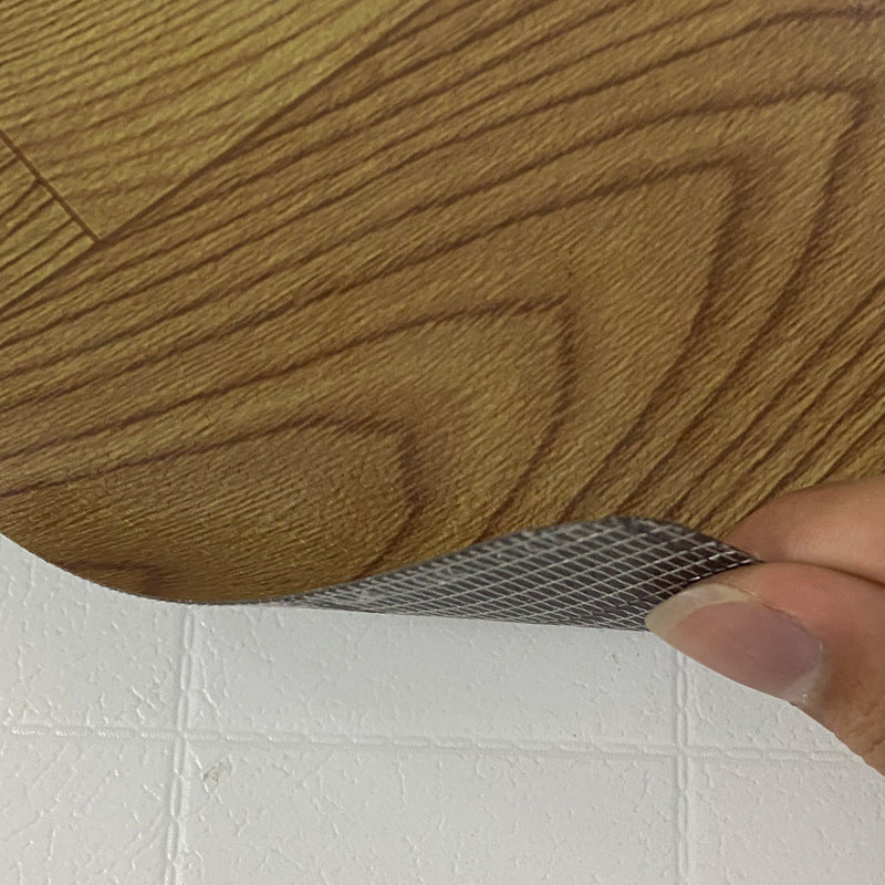 0.5Mm black grid bottom PVC floor leather cement floor direct sticker wood floor waterproof plastic pad environmental protection