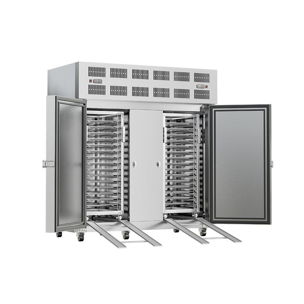 Huaer ultra-low temperature durian quick-freezing cabinet commercial minus 80 degree refrigerator large capacity seafood bun cart quick-freezing machine