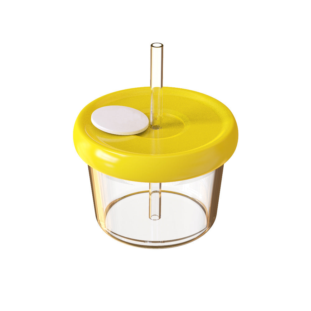 Kids glass food supplement box silicone fresh cover portable tableware box baby food supplement box can be steamed and cooked wholesale storage box