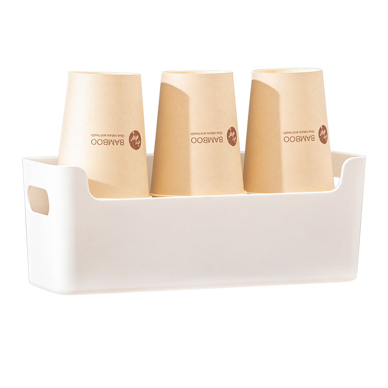 Kitchen seasoning, bathroom tissue sundries storage box, plastic refrigerator side multi-functional plastic wrap wall-mounted storage box