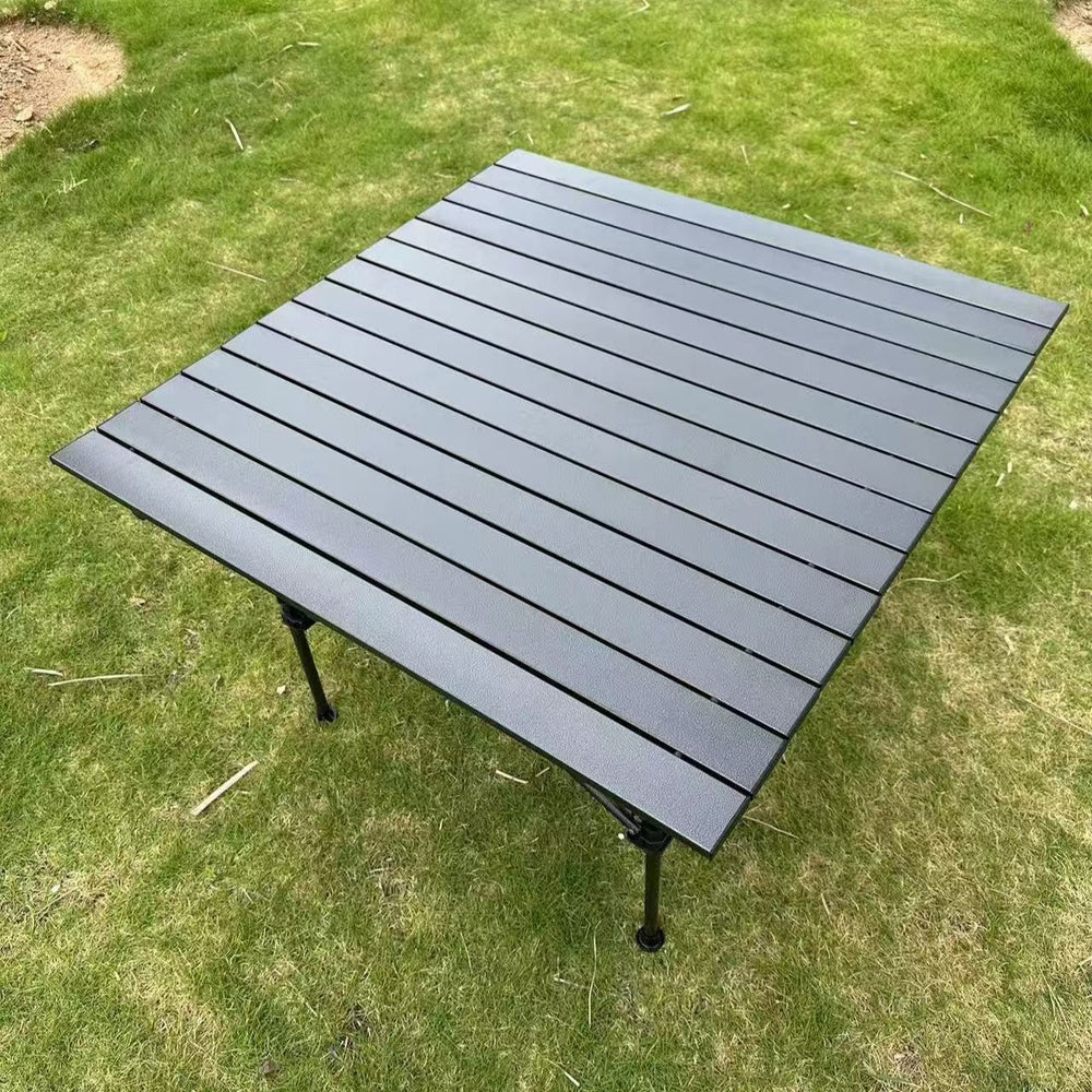 Outdoor folding table, camping table, live broadcast stall, egg roll table, mahjong table, height-adjustable square table, camping table