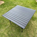 Outdoor folding table, camping table, live broadcast stall, egg roll table, mahjong table, height-adjustable square table, camping table