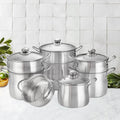 middle east direct sales aluminum sanding pot double layer cooking 18-24 pot set steamer wholesale pots