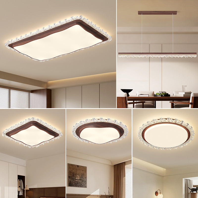 Zhongshan Lighting Package Combination Living Room Ceiling Light Medium Ancient American Retro Eye Protection Full Spectrum Super Bright Hall Light