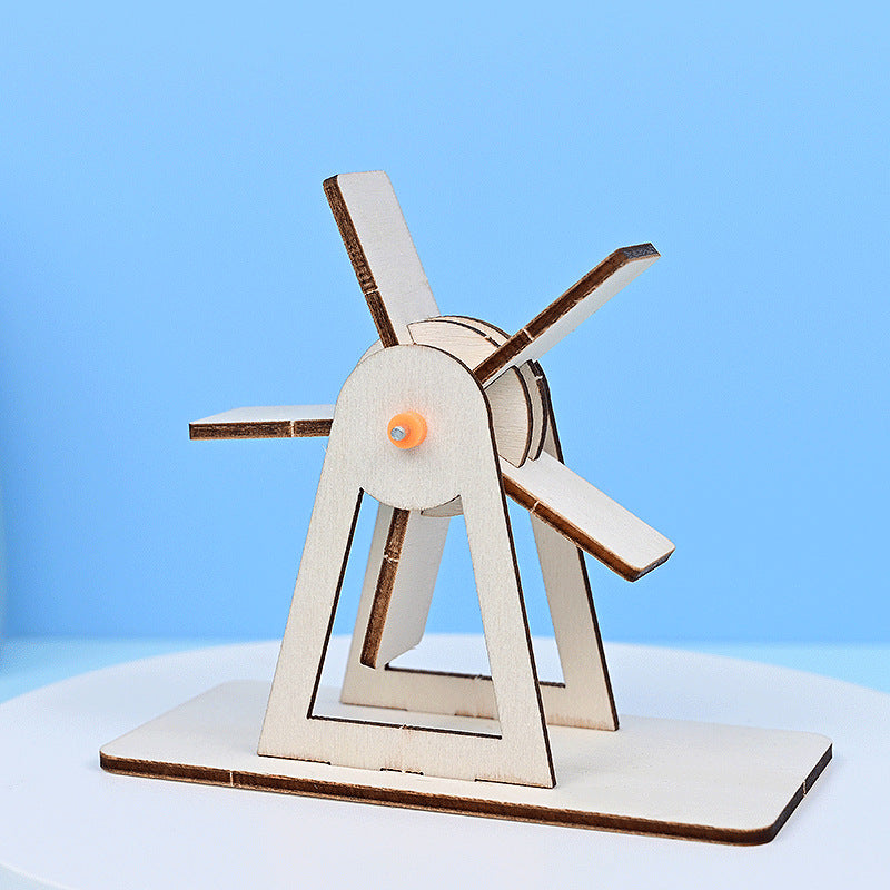 Homemade water wheel stem classroom technology small production, handmade DIY puzzle physical science small experiment material package