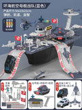 Aircraft carrier model - realistic assembly kit - military ship, boat, car - educational toy - gift for boys ages 3-6