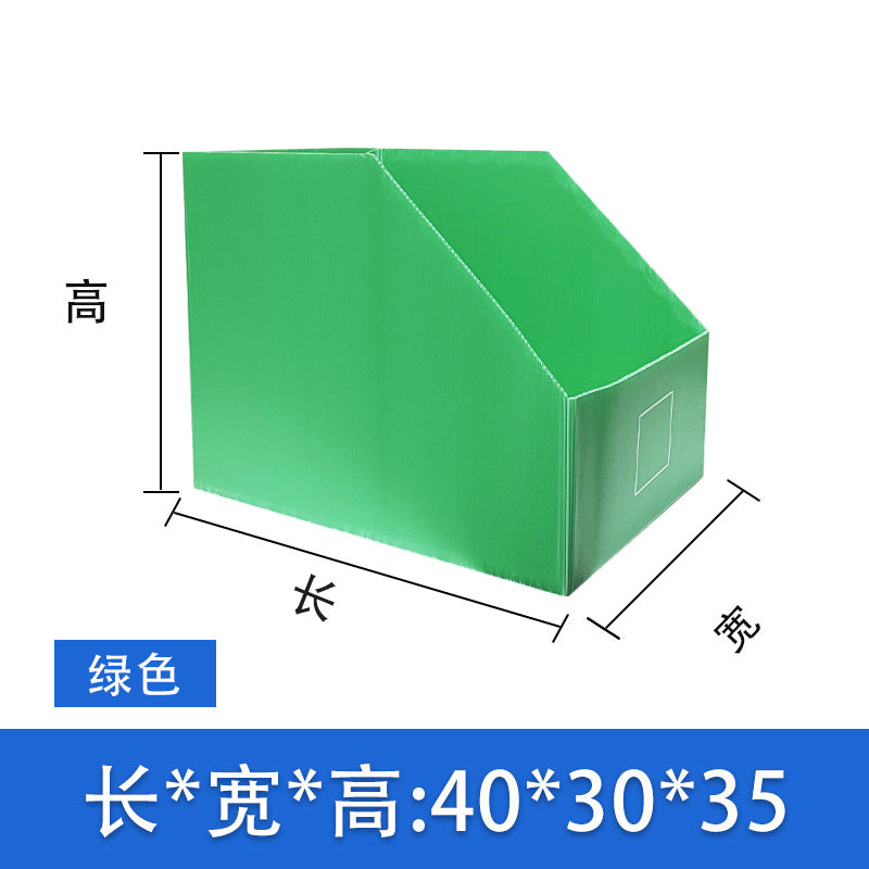 Shelf Oblique Carton Storage Box Multifunctional Classification E-commerce Warehouse Parts Material Wear-resistant Hollow Board Warehouse Box