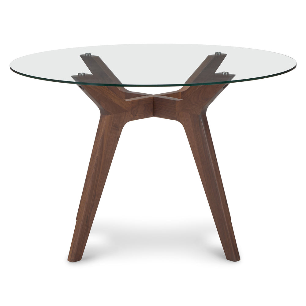 Export tempered glass dining table light luxury classy solid wood table modern casual dining table and chairs dining table