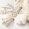 Baby winter clothing quilted jumpsuit type a cotton clothing  new arrival baby autumn and winter clothing outdoor clothing baby crawling clothing