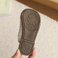 Minimalist new woven hollow-out closed-toe mules women's summer flat square-toe fashion slippers lazy shoes