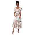 Amazon fashion elegant short-sleeve midi dress for women,  summer new arrival, slimming and figure-flattering