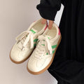 Trendy and versatile white sneakers for women - chunky sole platform shoes - new summer 2026 collection - unique casual all-match athletic loafers