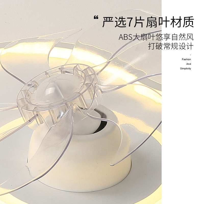 Fan light 2025 new bedroom light ceiling light modern simple eye protection electric fan integrated restaurant Zhongshan lighting