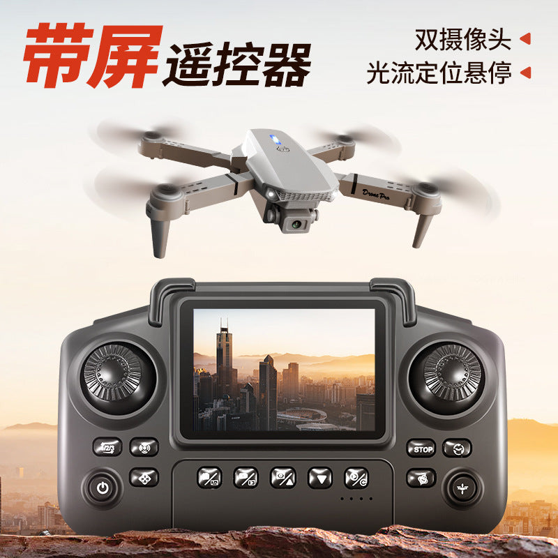e88/e99 screen-controlled folding quadcopter optical flow drone aerial photography remote control aircraft toy