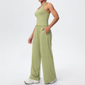 Fashionstylishnew arrival brushed yoga clothes, quick-drying, breathable, beautiful back sports suit, outdoor casual running fitness clothes