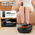 massage foot massage machine english remote control large size multi-function air bag kneading hot compress foot bottom foot massager