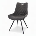Creative cafe dining chair - modern minimalist home restaurant iron art chair with backrest, octagonal stool, light luxury style