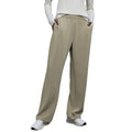 High-waisted, straight-leg casual pants with a fold-over waistband, perfect for running, fitness, and workouts. women's autumn trousers, style d25095