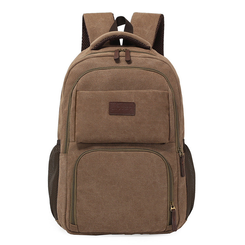 Cross-border fashionable style large-capacity backpack factory direct sales wear-resistant material anti-splashing multi-functional fashion backpack