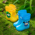 New kids' rain boots: cute cartoon designs for boys and girls - waterproof rubber boots for toddlers, preschoolers, and students